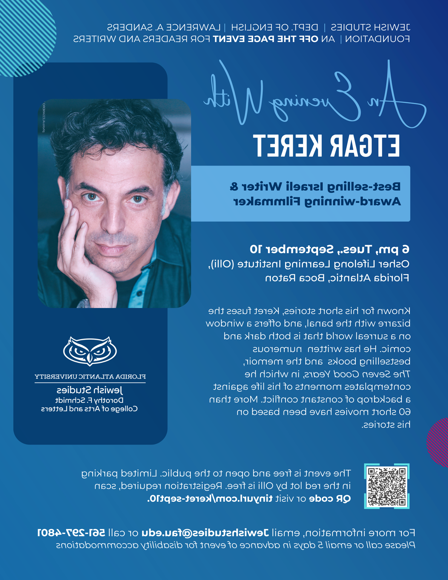 Etgar Keret Flyer